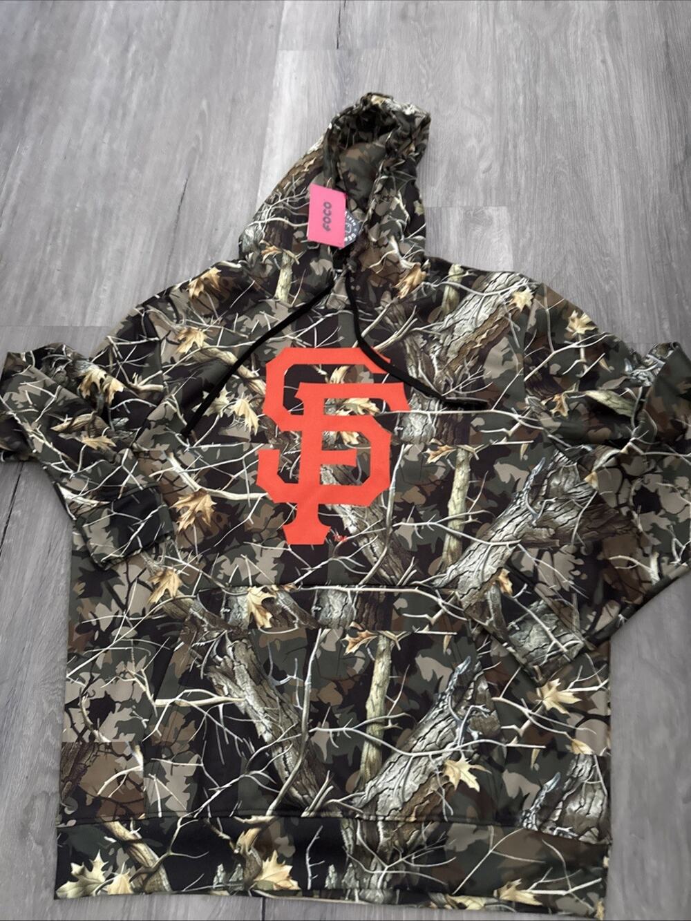 Men's FOCO San Francisco Giants Camo Hoodie, Large